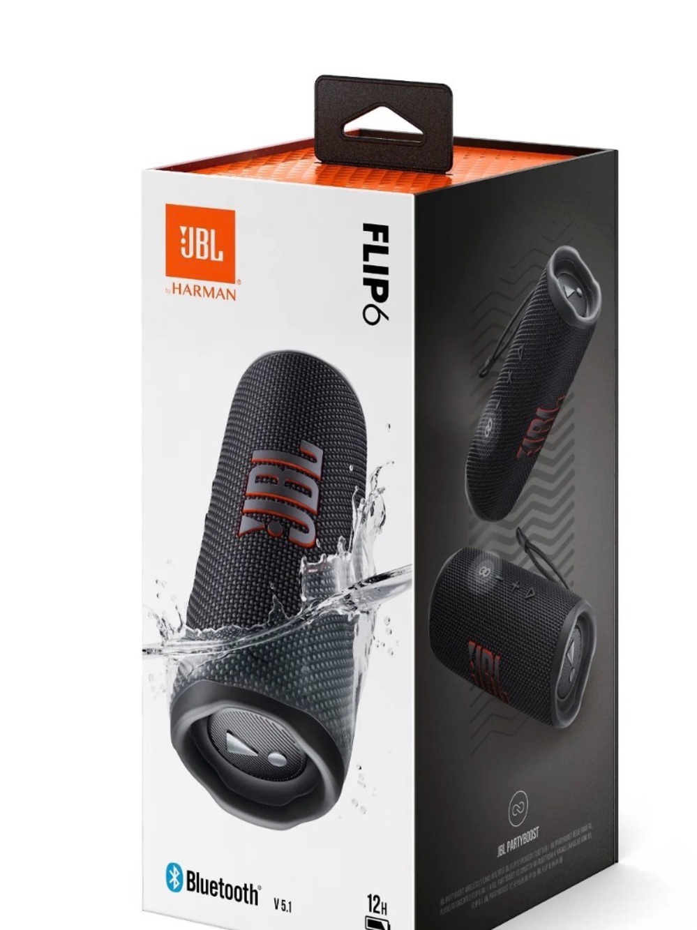 JBL Flip 6 Portable Bluetooth Speaker - Black Brand New